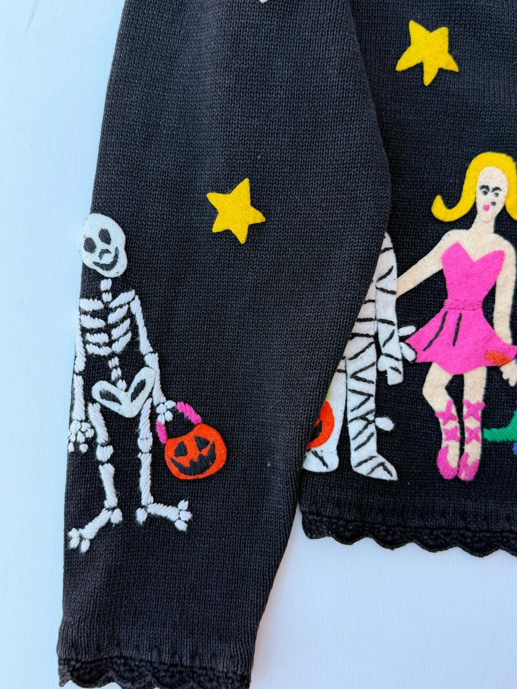 Michael Simon Halloween cardigan
