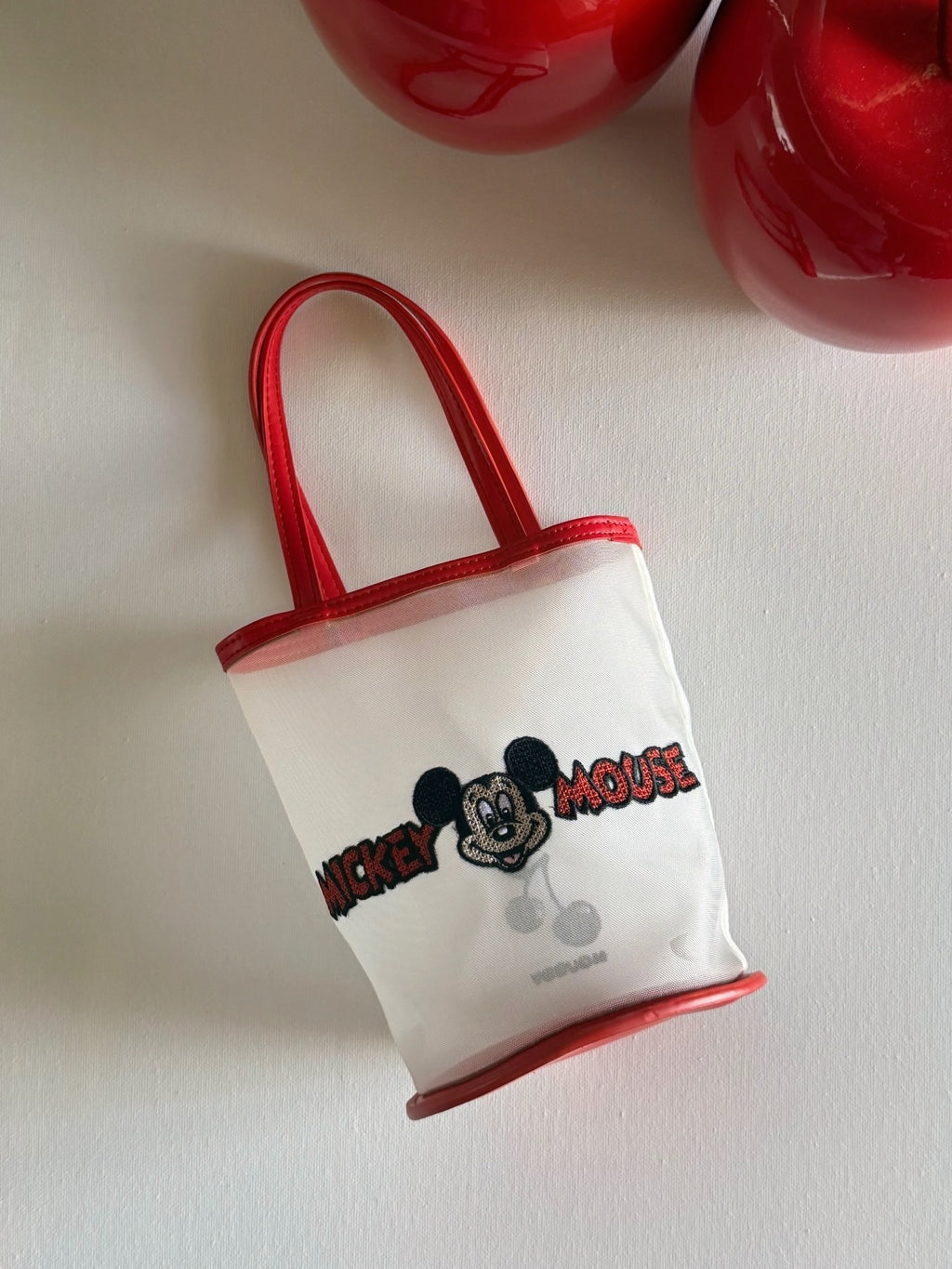 Disney x Moussy Cherry Mesh Tote