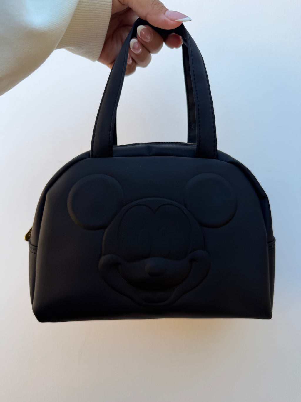 Black Mickey Nylon Handbag