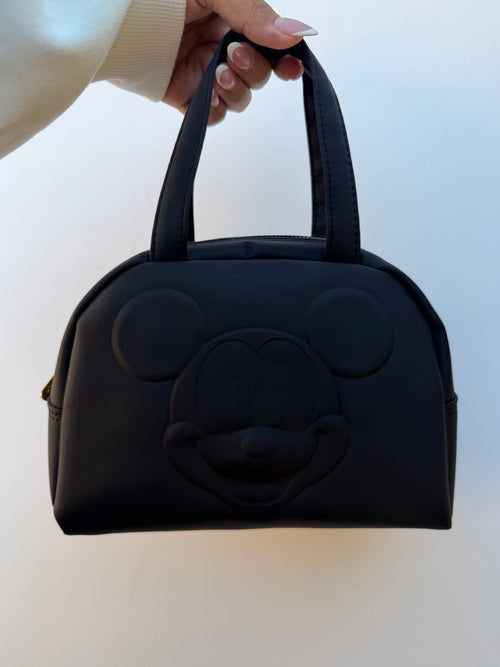 Black Mickey Nylon Handbag