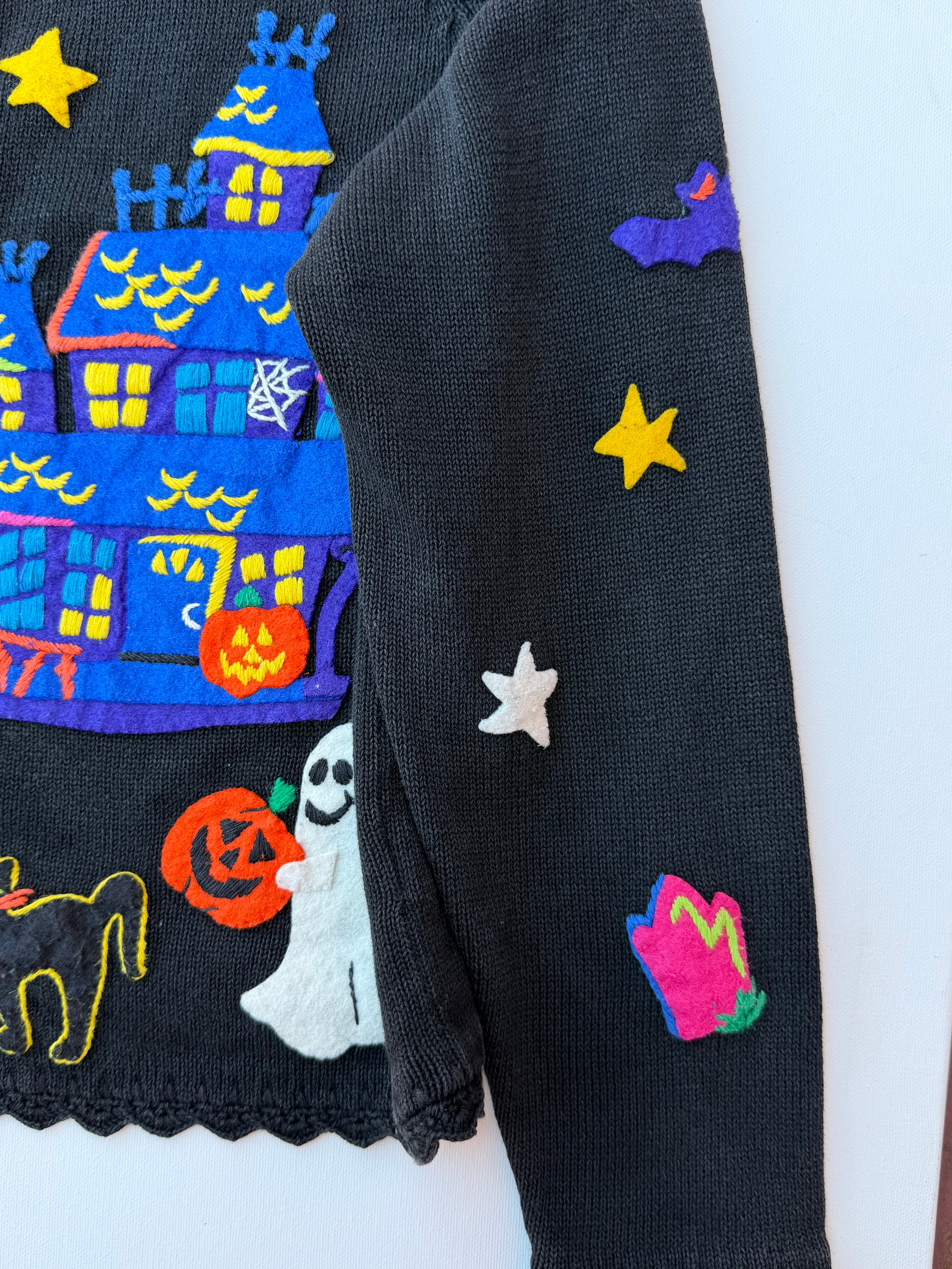 Michael Simon Halloween cardigan
