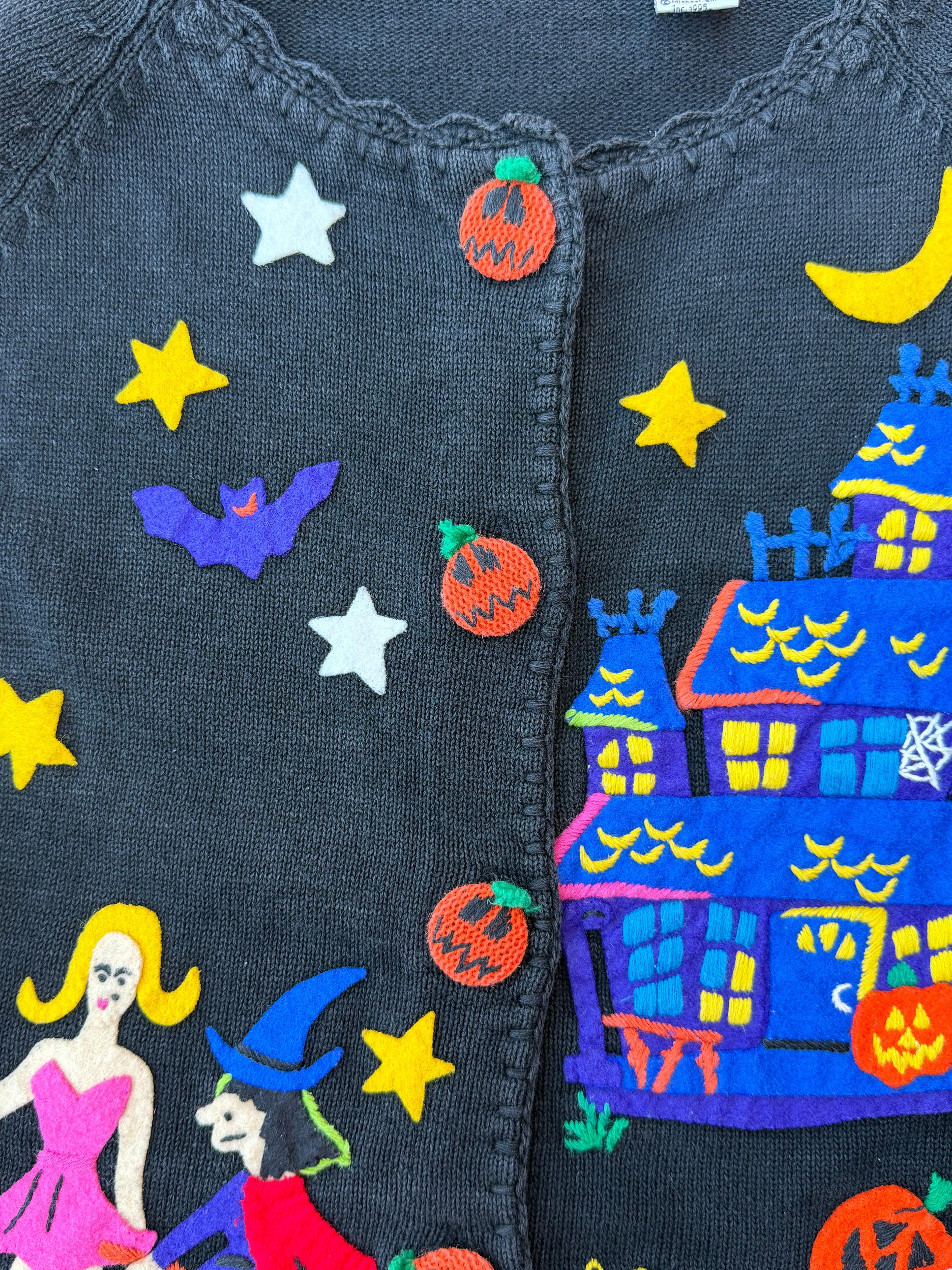 Michael Simon Halloween cardigan