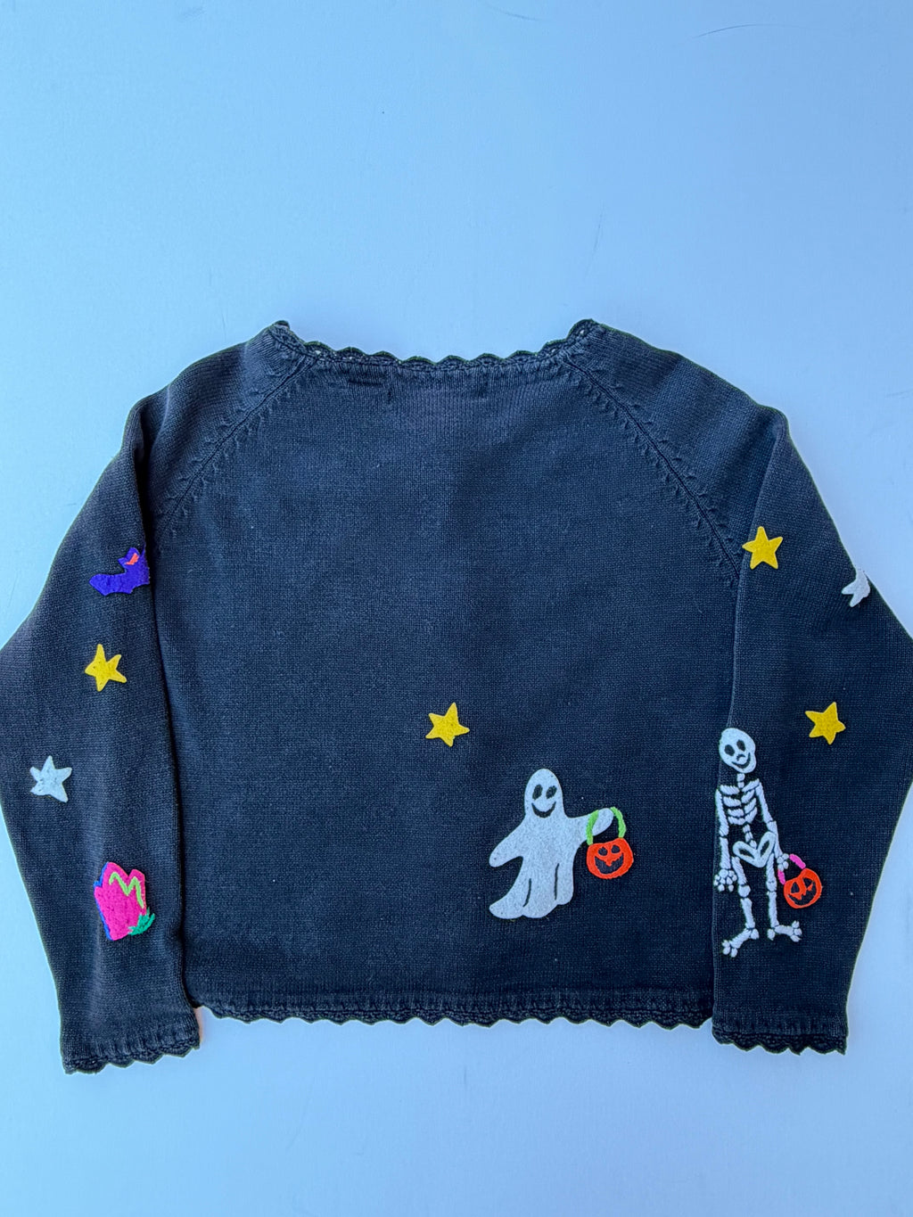 Michael Simon Halloween cardigan