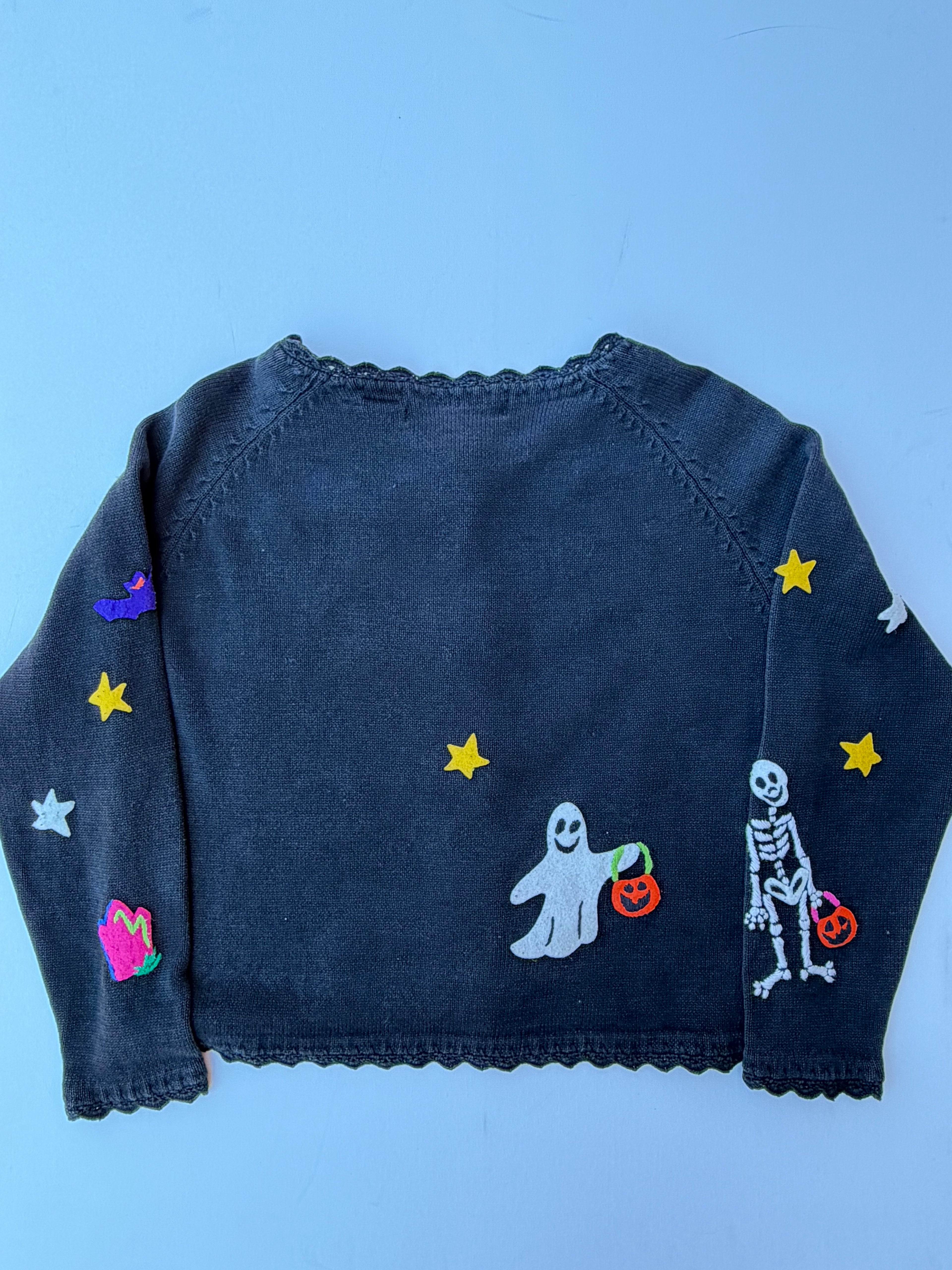 Michael Simon Halloween cardigan